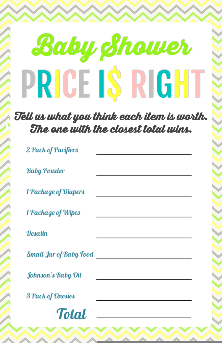 Free Printable Baby Shower Games With I Heart Nap Time Chickabug 