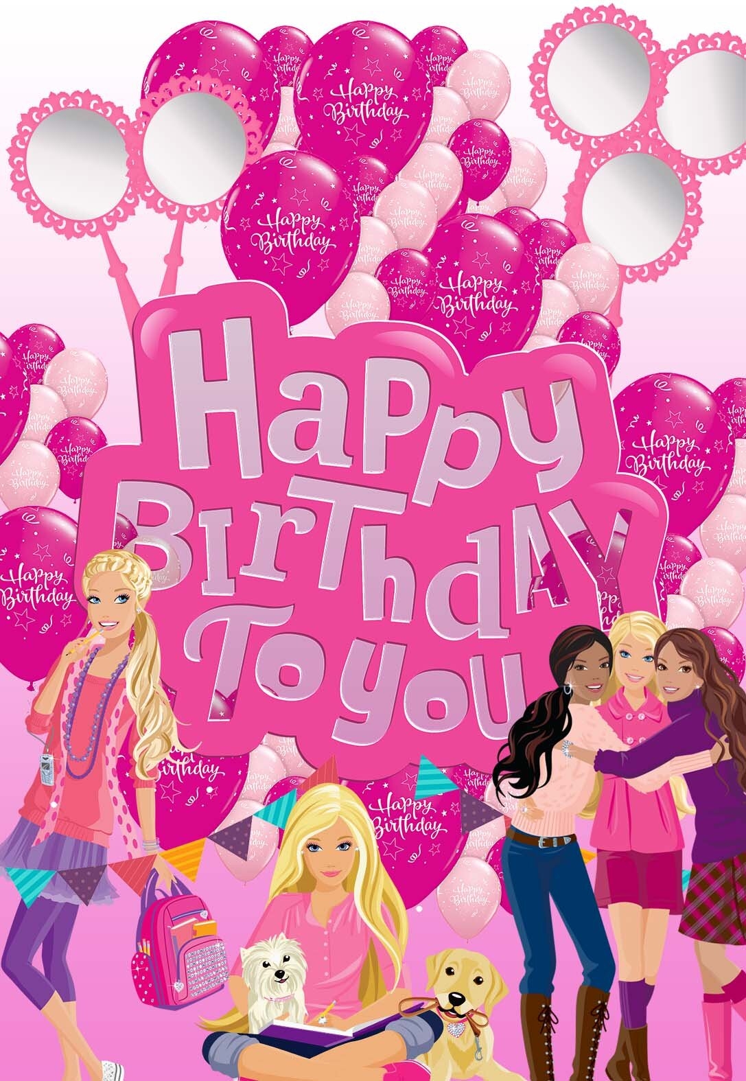 girl birthday cards printable free