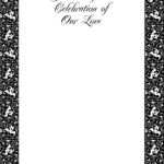 Free Printable Black And White Birthday Invitation