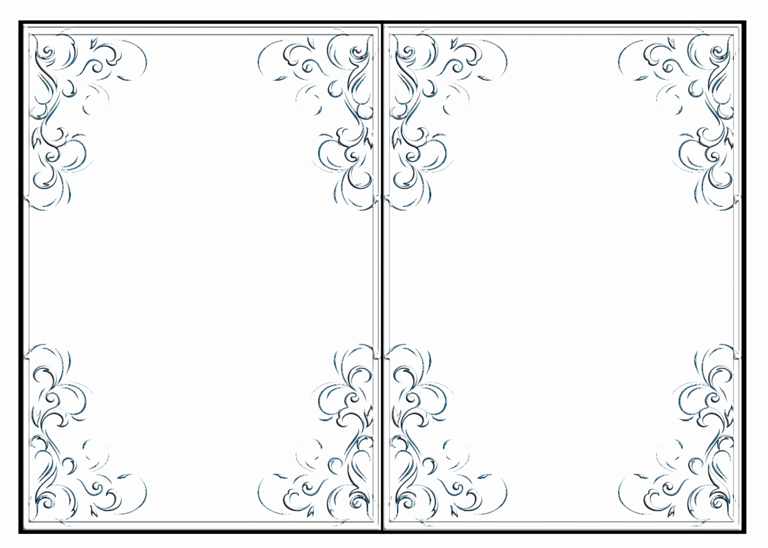 Free Printable Blank Greeting Card Templates PROFESSIONAL TEMPLATES 