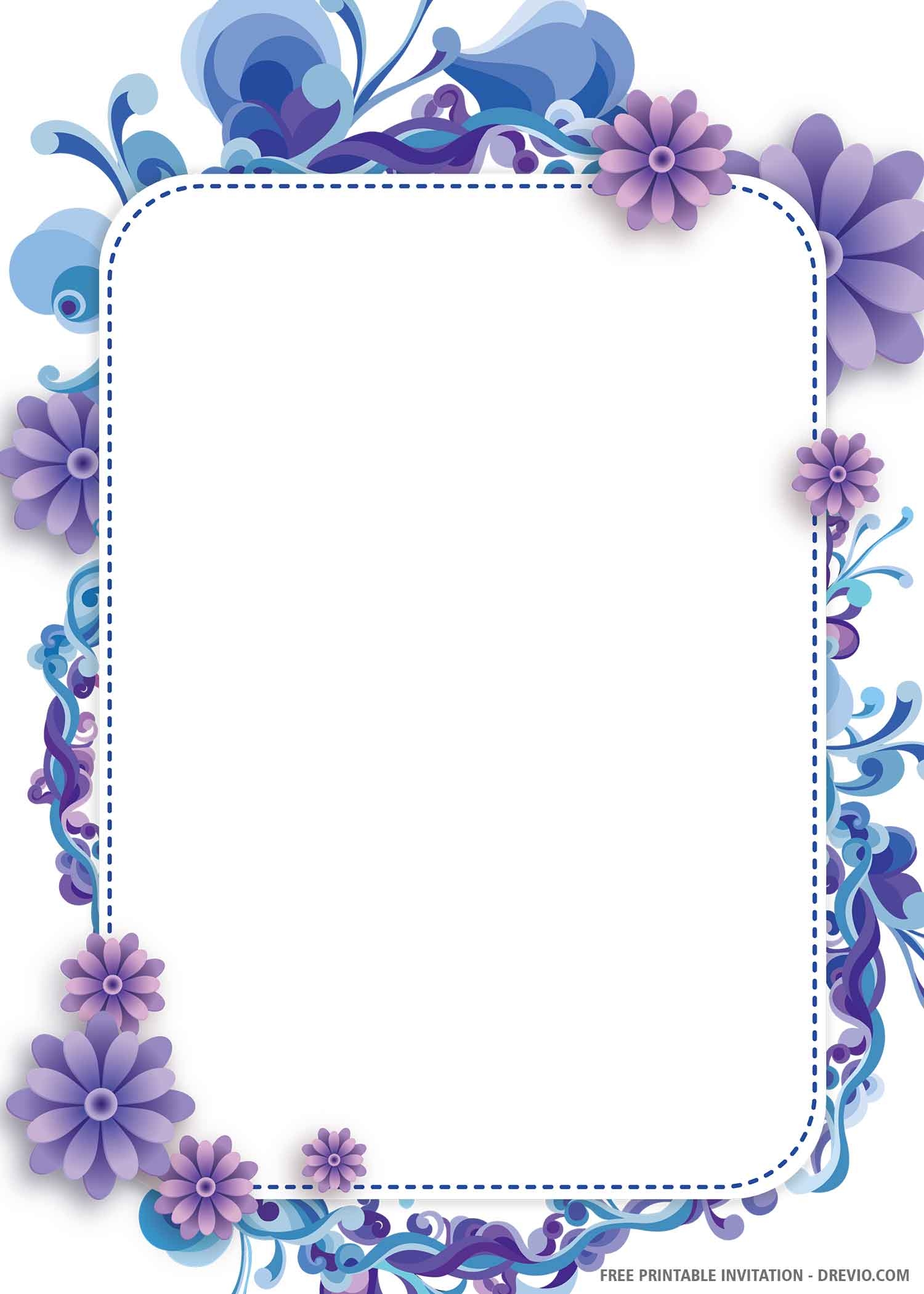 free printable wedding invitation card