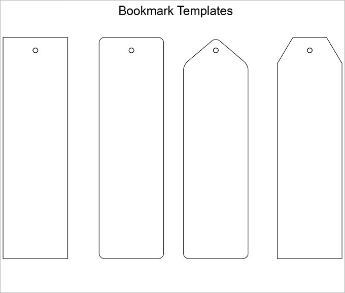 Free Printable Bookmark Template Download Printable Templates