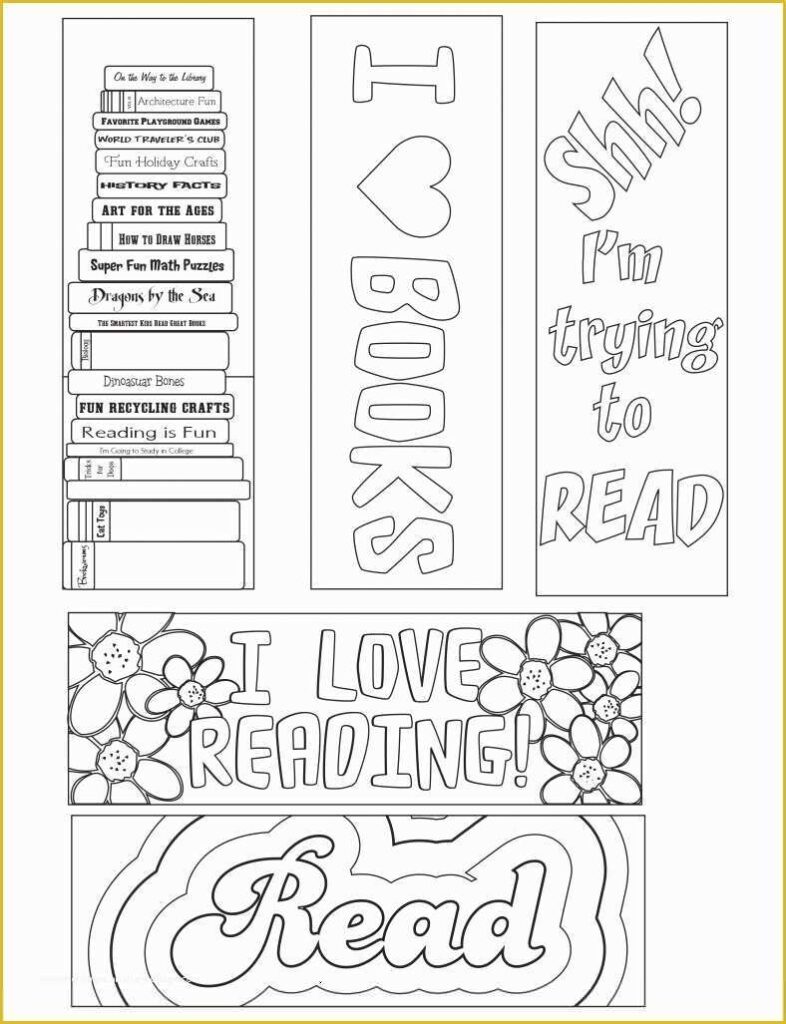 Free Printable Bookmarks Templates Of Blank Bookmark Template For Word