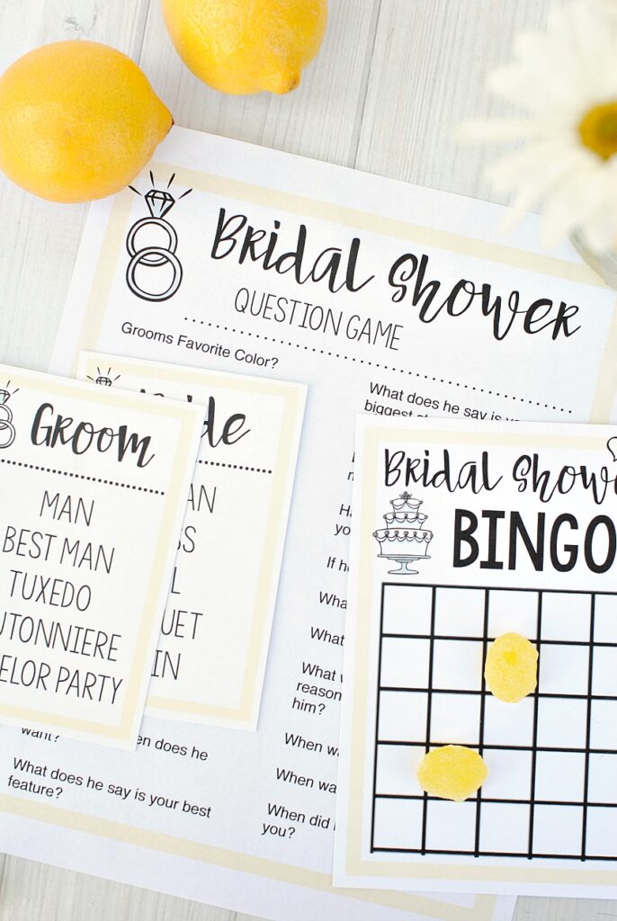 Free Printable Bridal Shower Games Fun Squared