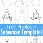 Free Printable Build A Snowman Template Printable Templates