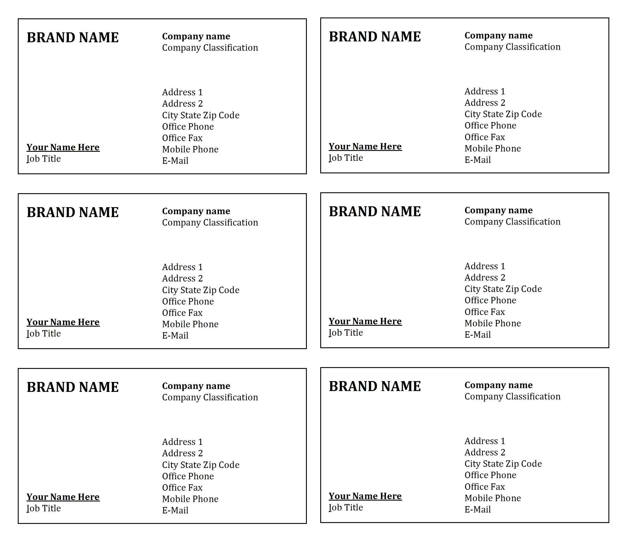 how to make free printable business cards online