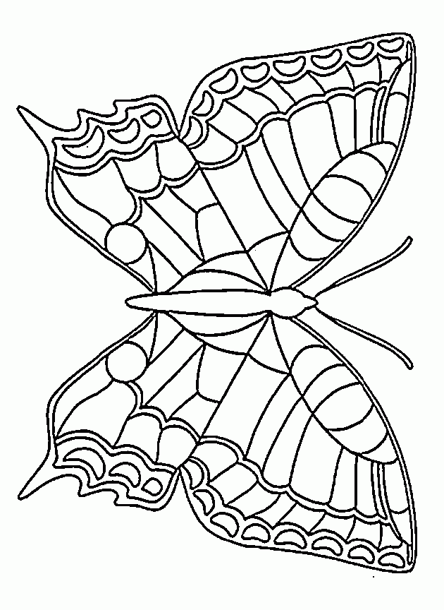 Free Printable Butterfly Coloring Page