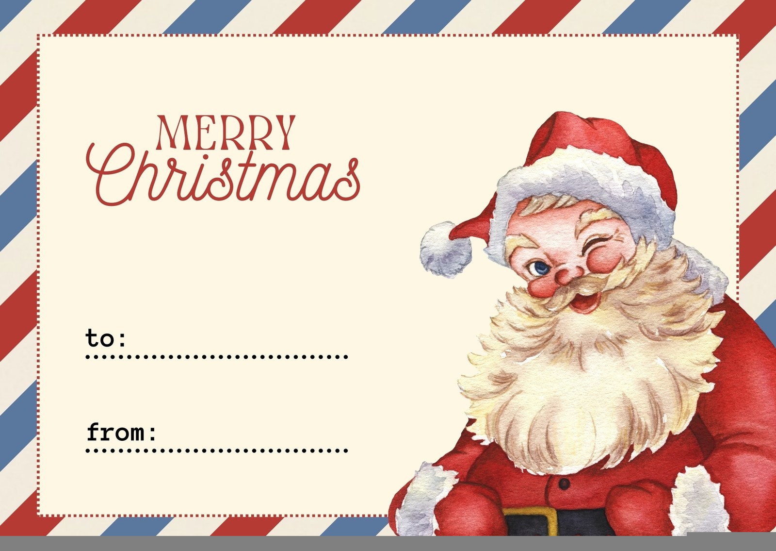 Free Printable Christmas Card Templates FREE Printable HQ