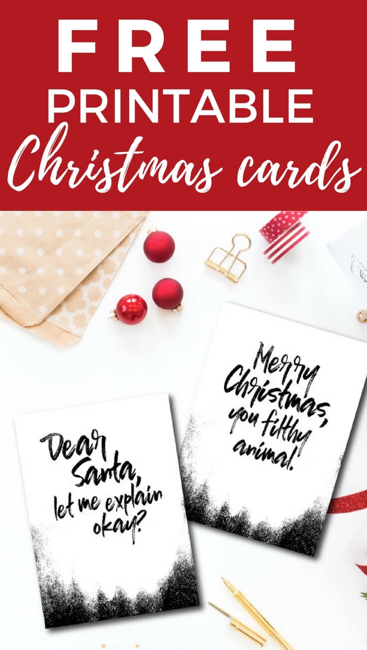 Free Printable Christmas Cards Free Templates Printable