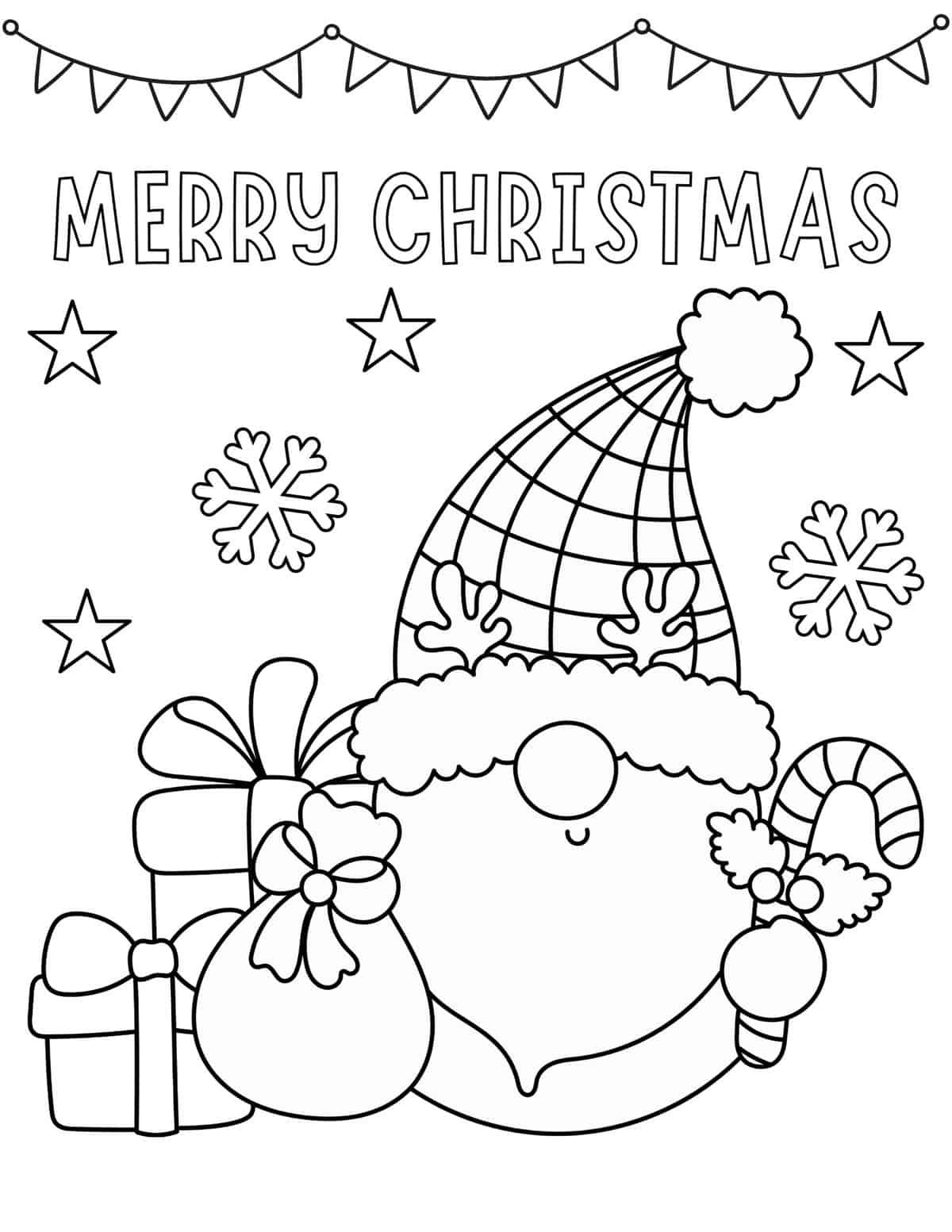 free christmas printable coloring pages