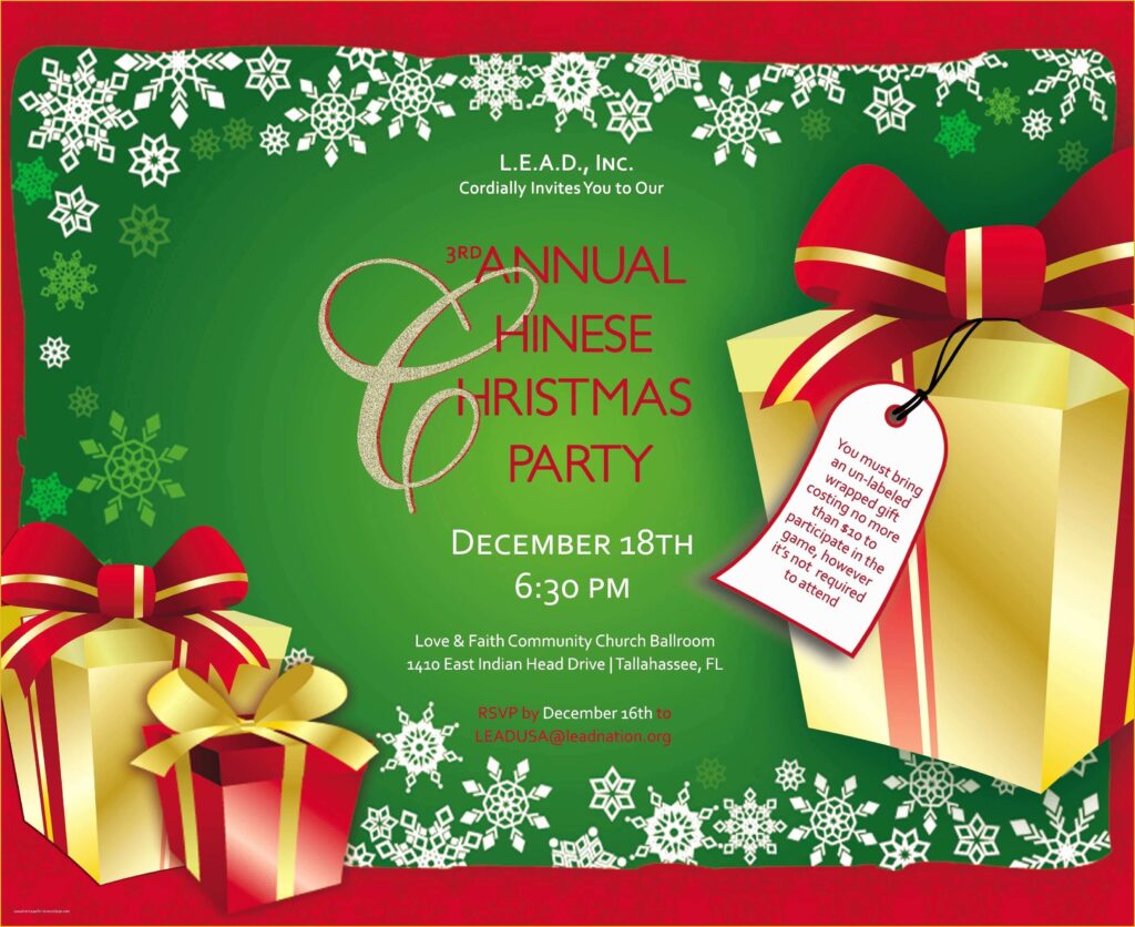 Free Printable Christmas Party Flyer Templates Of Free Holiday Flyer
