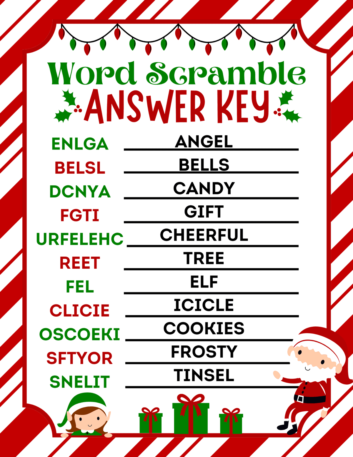 printable word games for kids