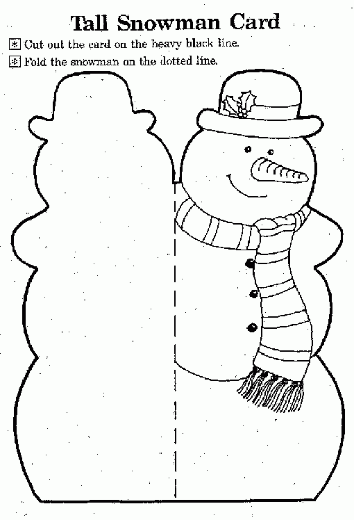 Free Printable Coloring Holiday Cards Coloring Pages