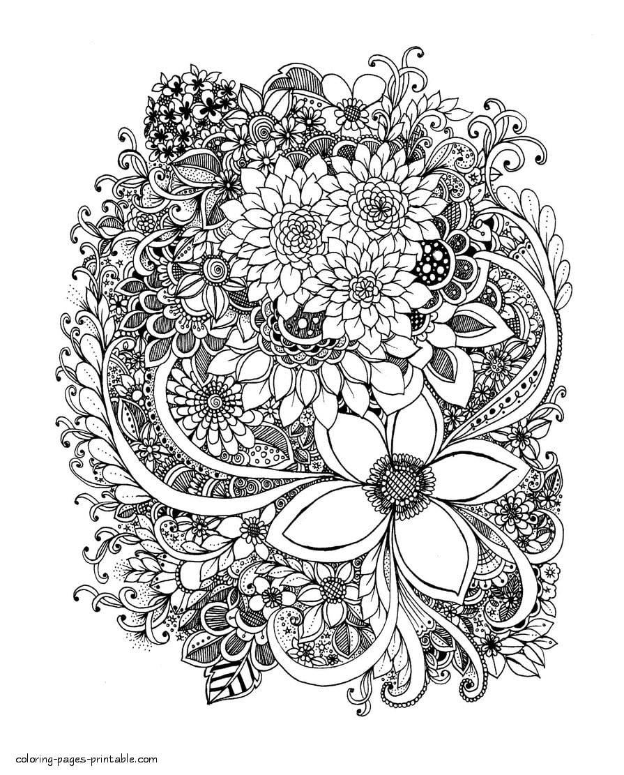 free pdf coloring pages for adults