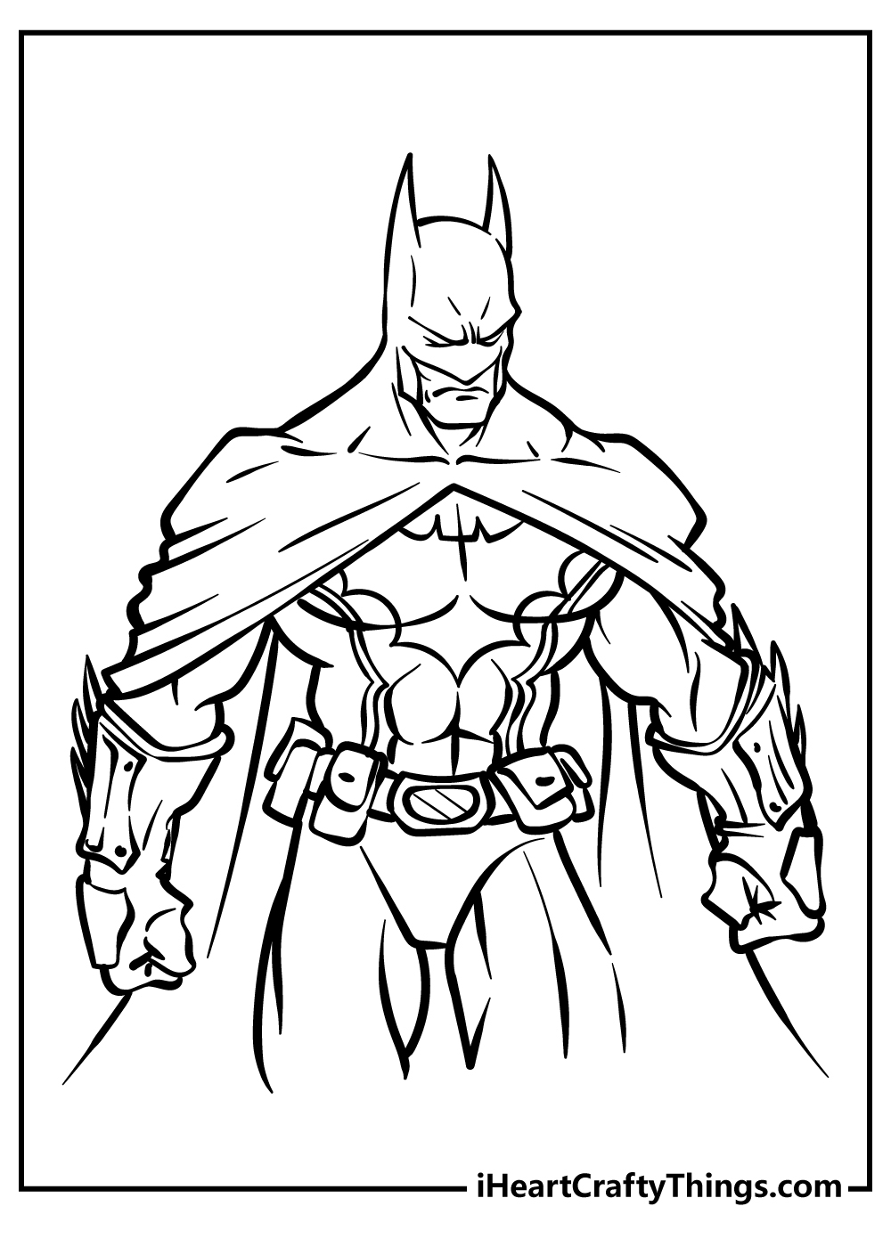 free printable batman coloring pages
