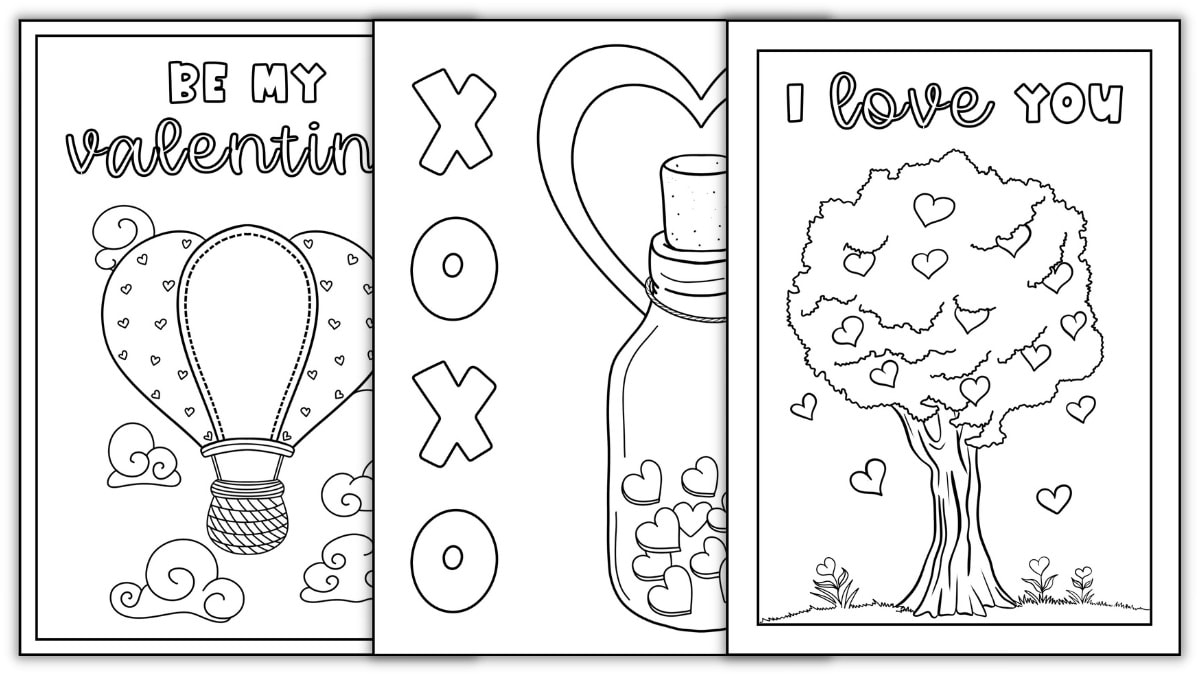 make your own printable valentines card
