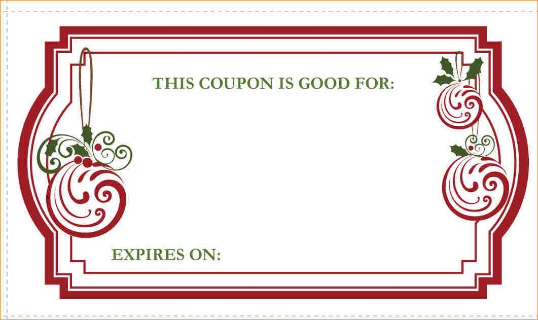 free printable coupon template blank