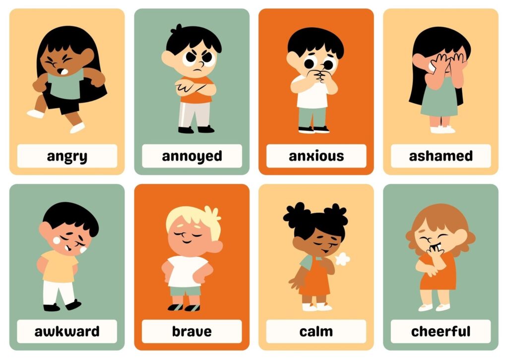 Free Printable Custom Emotions Flashcard Templates Canva 44 OFF