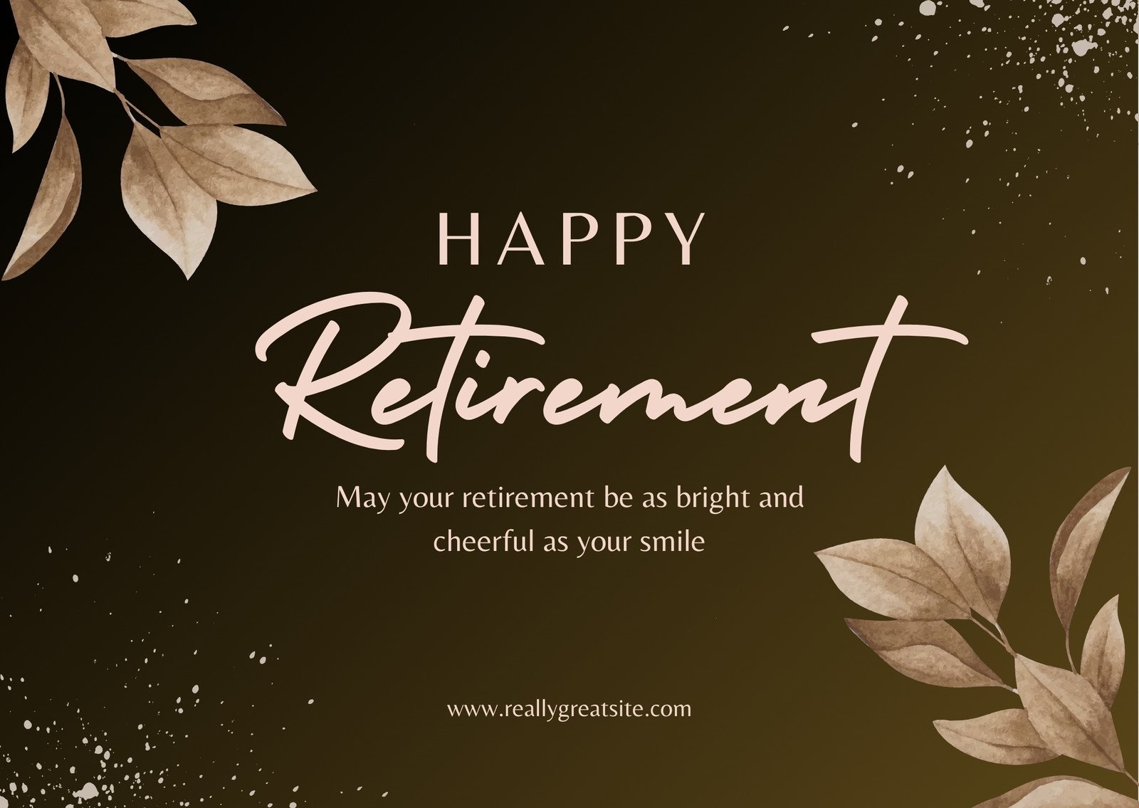Free Printable Customizable Retirement Card Templates Canva 