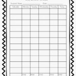 Free Printable Daily Behavior Chart Template Printable Templates