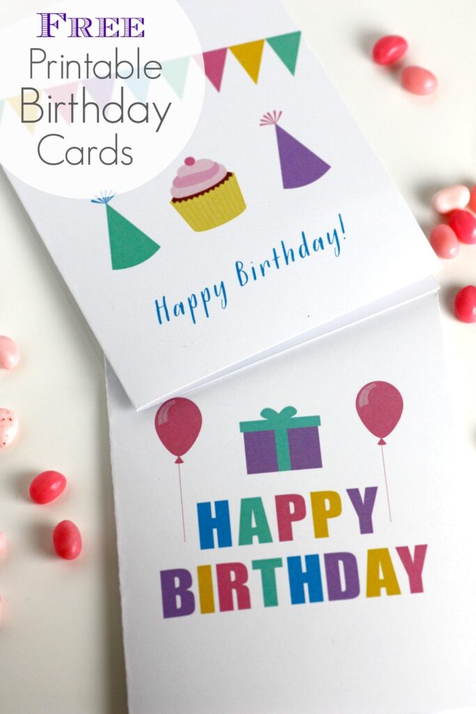 Free Printable Diy Birthday Cards Free Printable Card