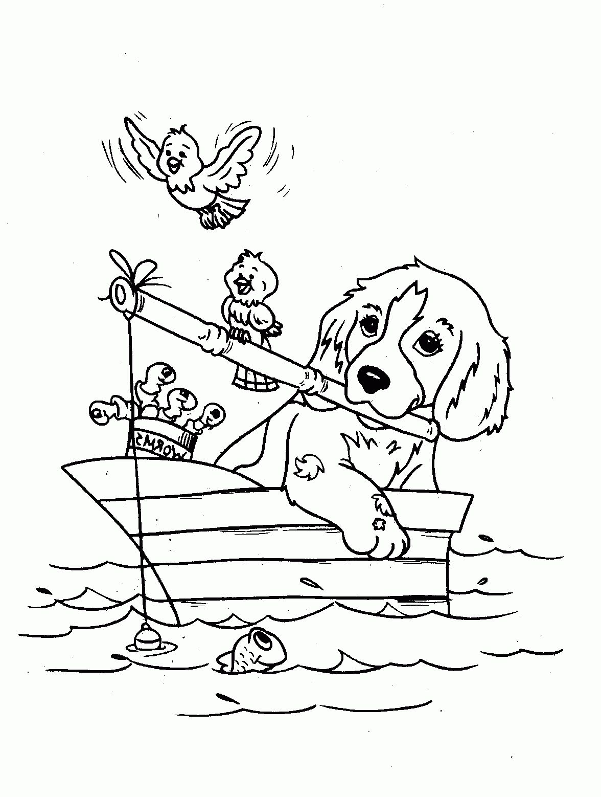 dog coloring pages free