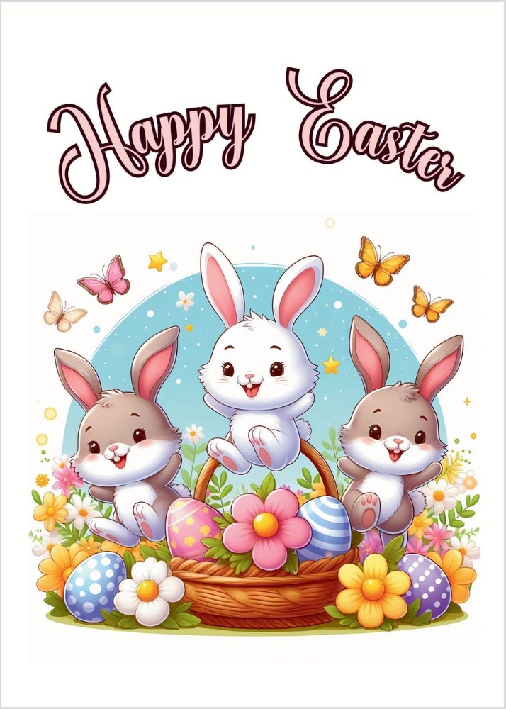 Free Printable Easter Cards Our Happy Corner