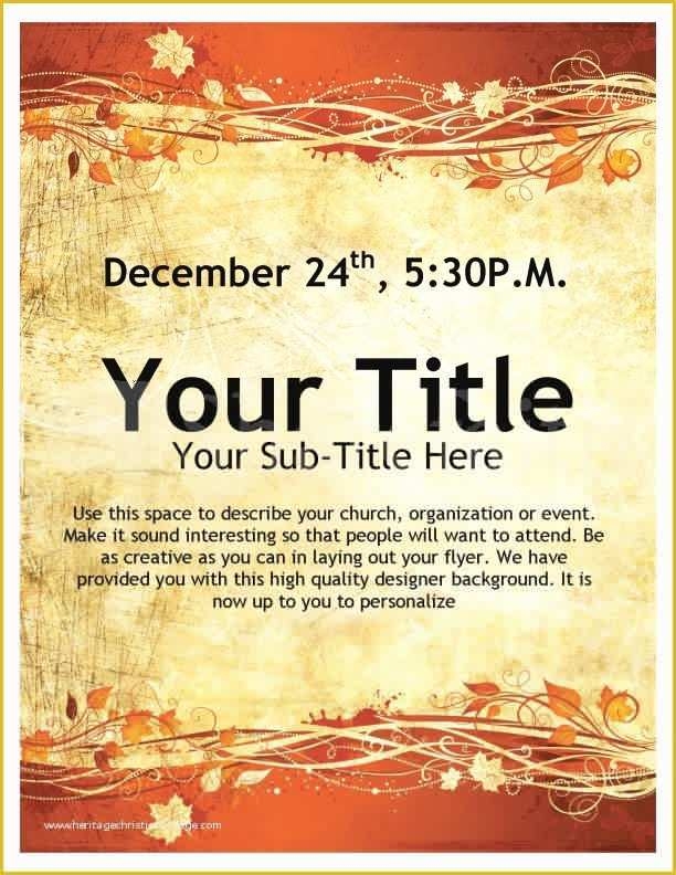 printable free flyer templates