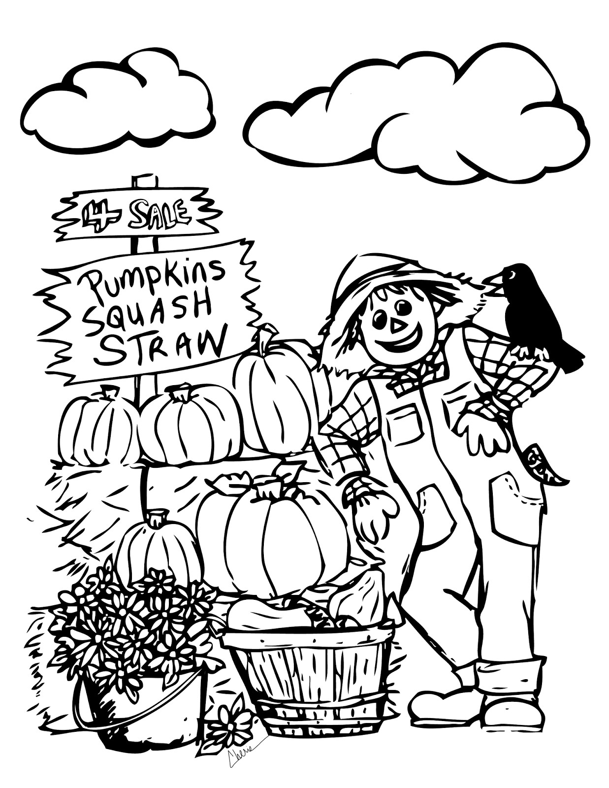 Fall Printables Coloring Pages