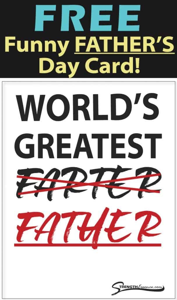 FREE Printable Fathers Day Card Funny Online PDF Download 2024
