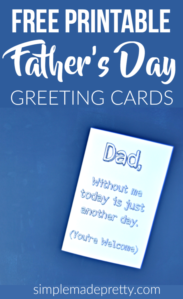 happy fathers day husband printable cards