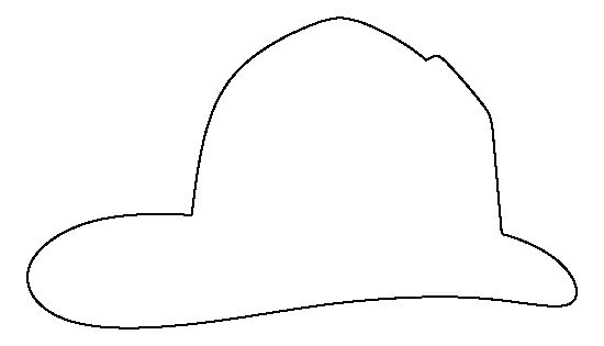 free printable firefighter hat template printable
