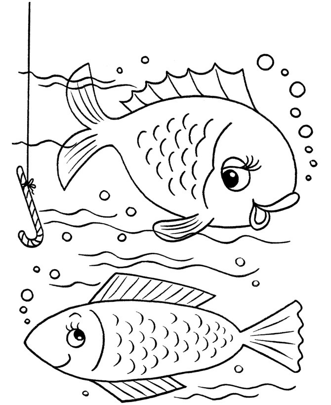 Coloring Fish Pages