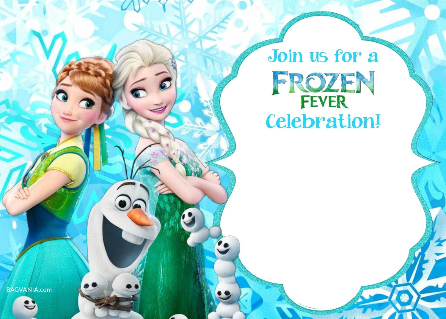 FREE Printable Frozen Invitation Templates FREE Printable Birthday 