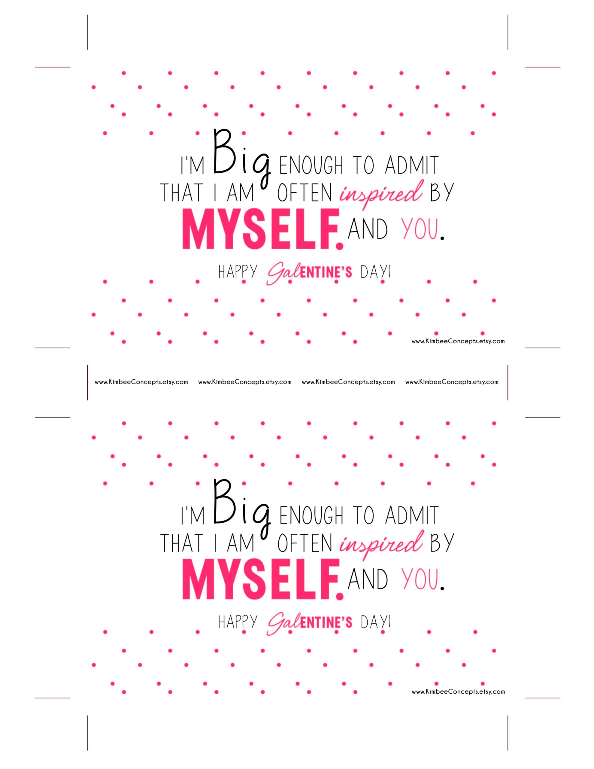 Free Printable Galentine s Day Cards For Your Lady Friends