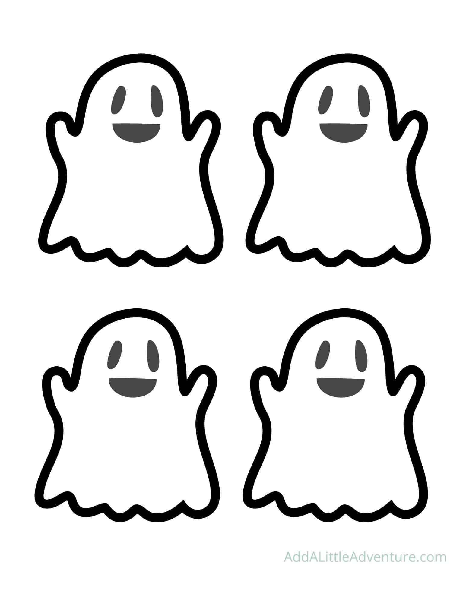free printable ghost templates