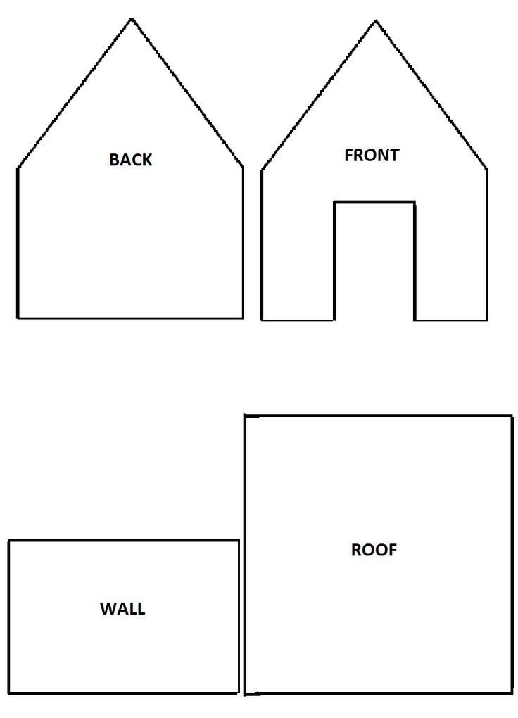 Free Printable Gingerbread House Templates Richard S Acevedo