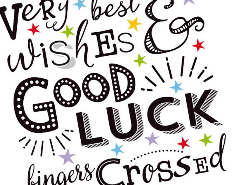 good luck cards printable free