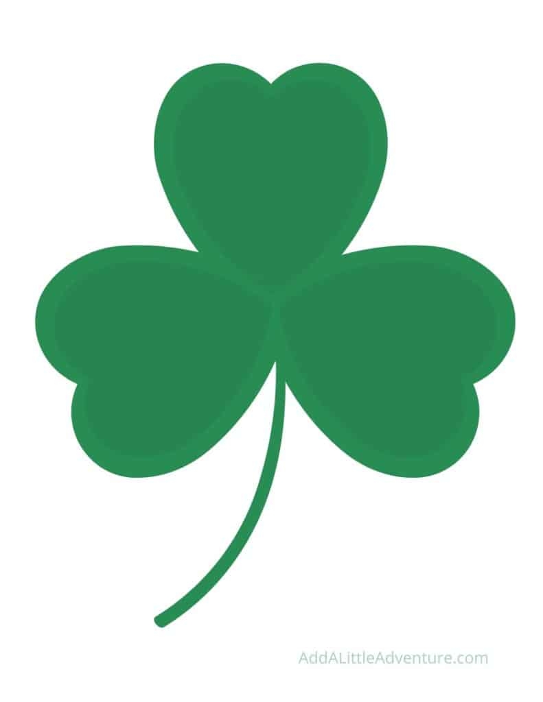 free shamrock template printable