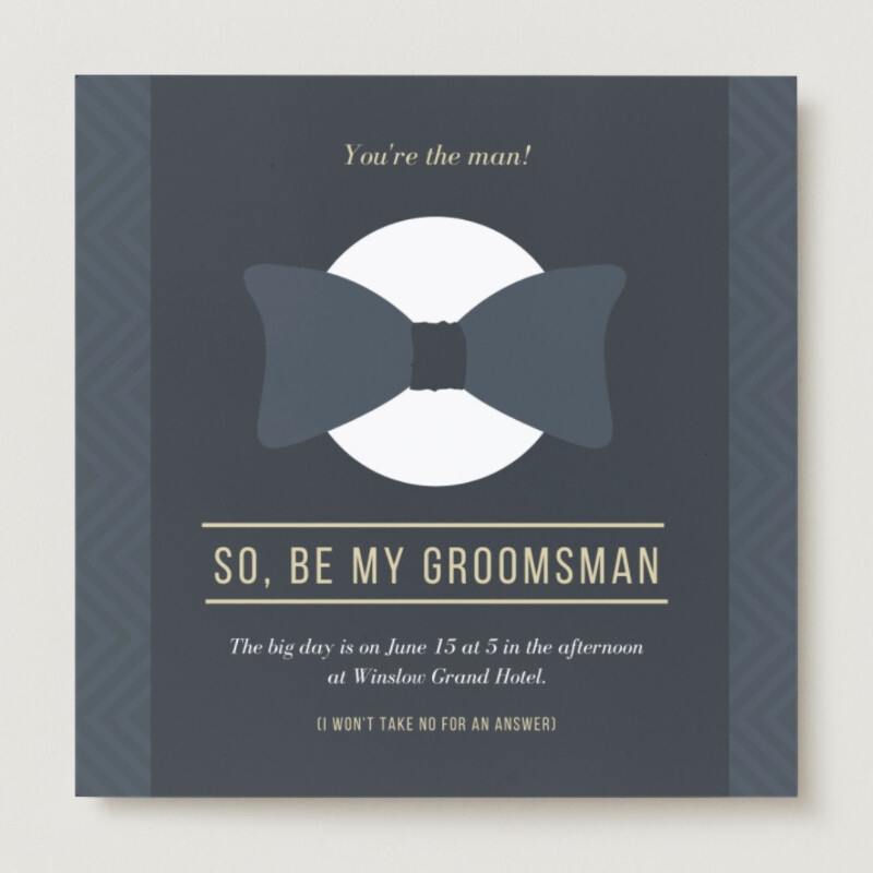 groomsman card printable