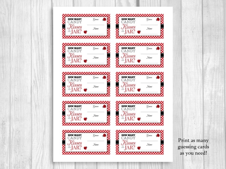 Free Printable Guess How Many Sweets In The Jar Template Printable 