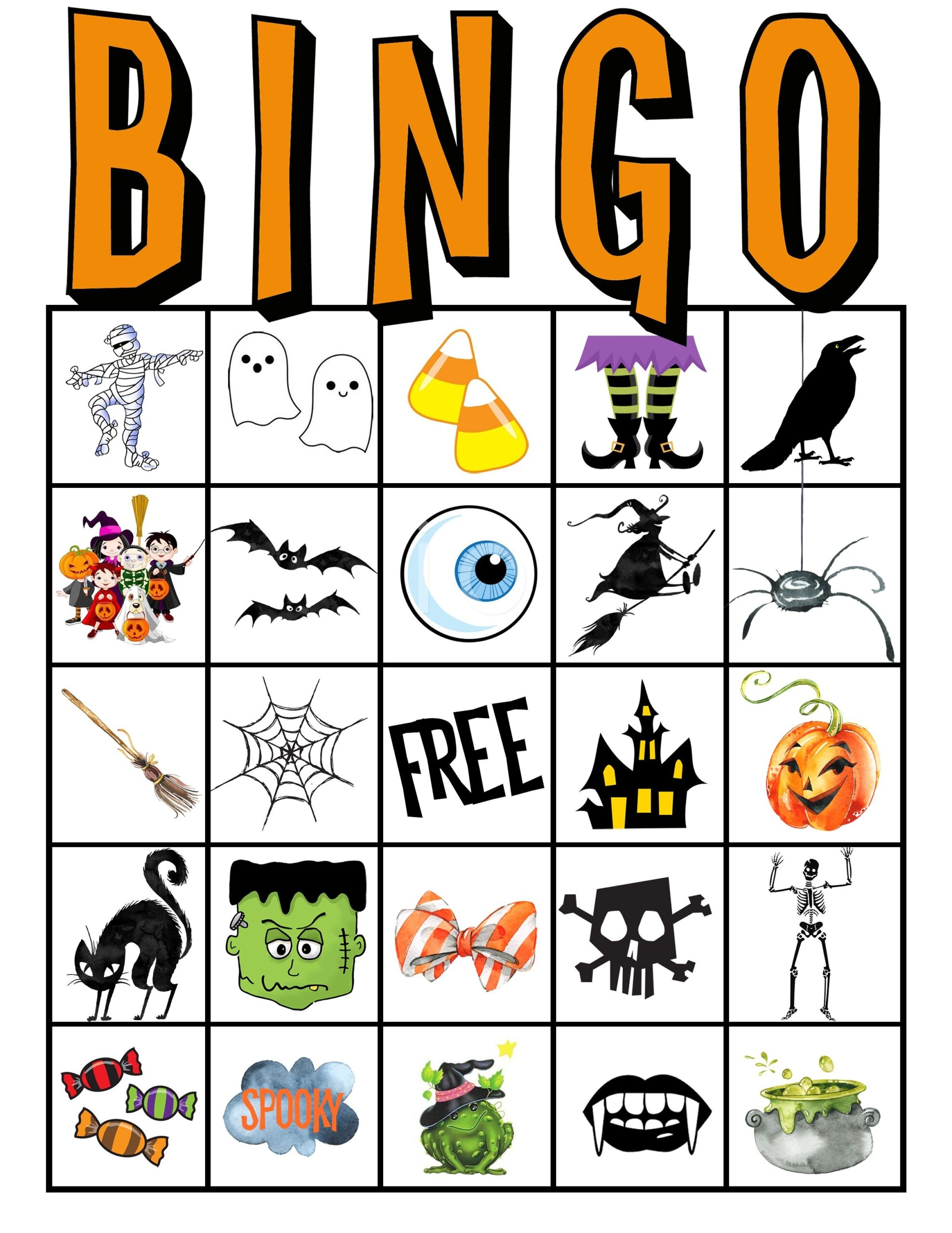 halloween bingo cards printable pdf free
