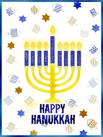 hanukkah greeting cards printable