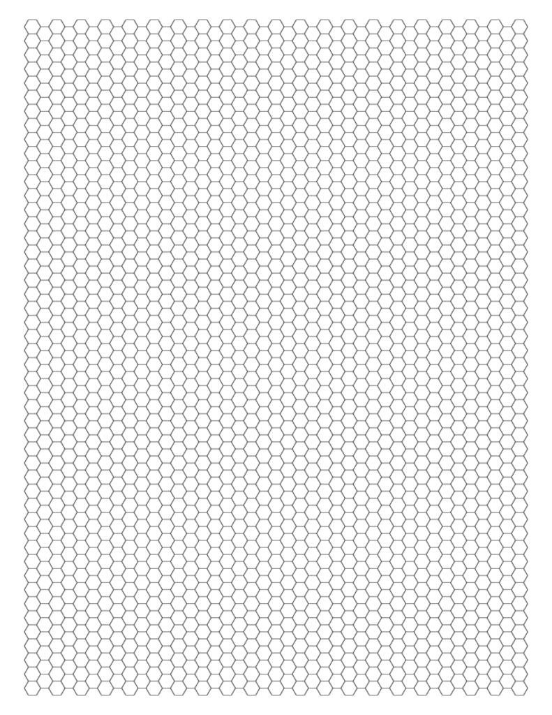 Free Printable Hexagon Template Pdf Free Printable Templates