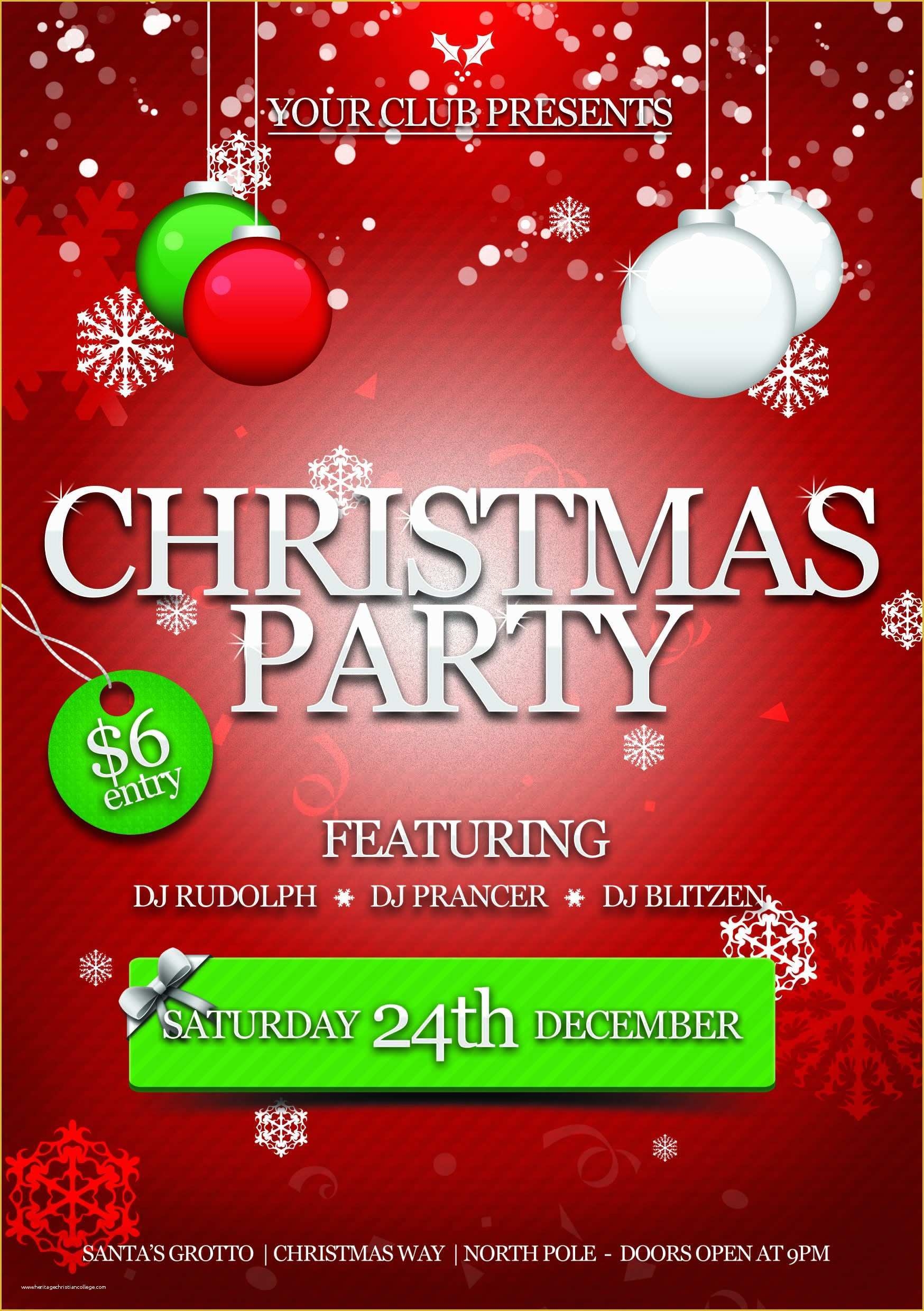 Free Printable Holiday Flyer Templates Of Free Printable Christmas 