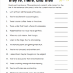 Free Printable Homophones Theyre Their There We Are Teachers