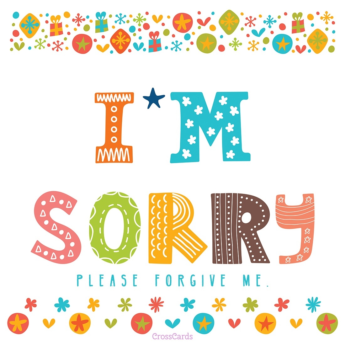 i'm sorry card printable