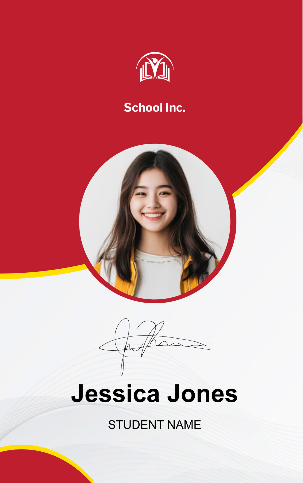 Free Printable ID Card Template To Edit Online