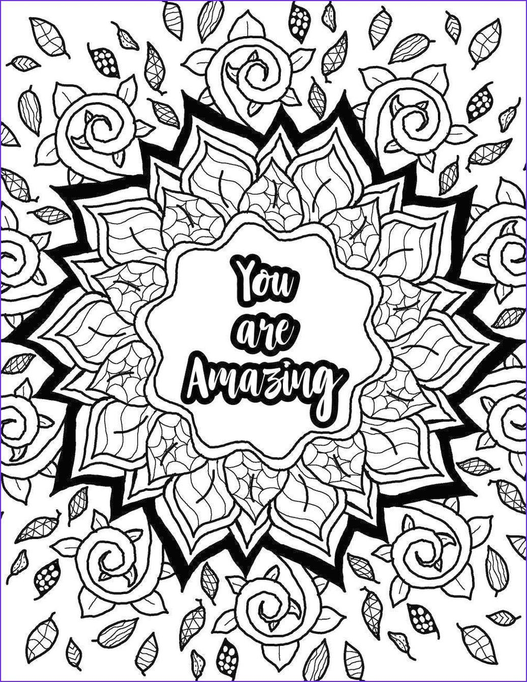 Free Printable Inspirational Quotes Coloring Pages Anywhererelop