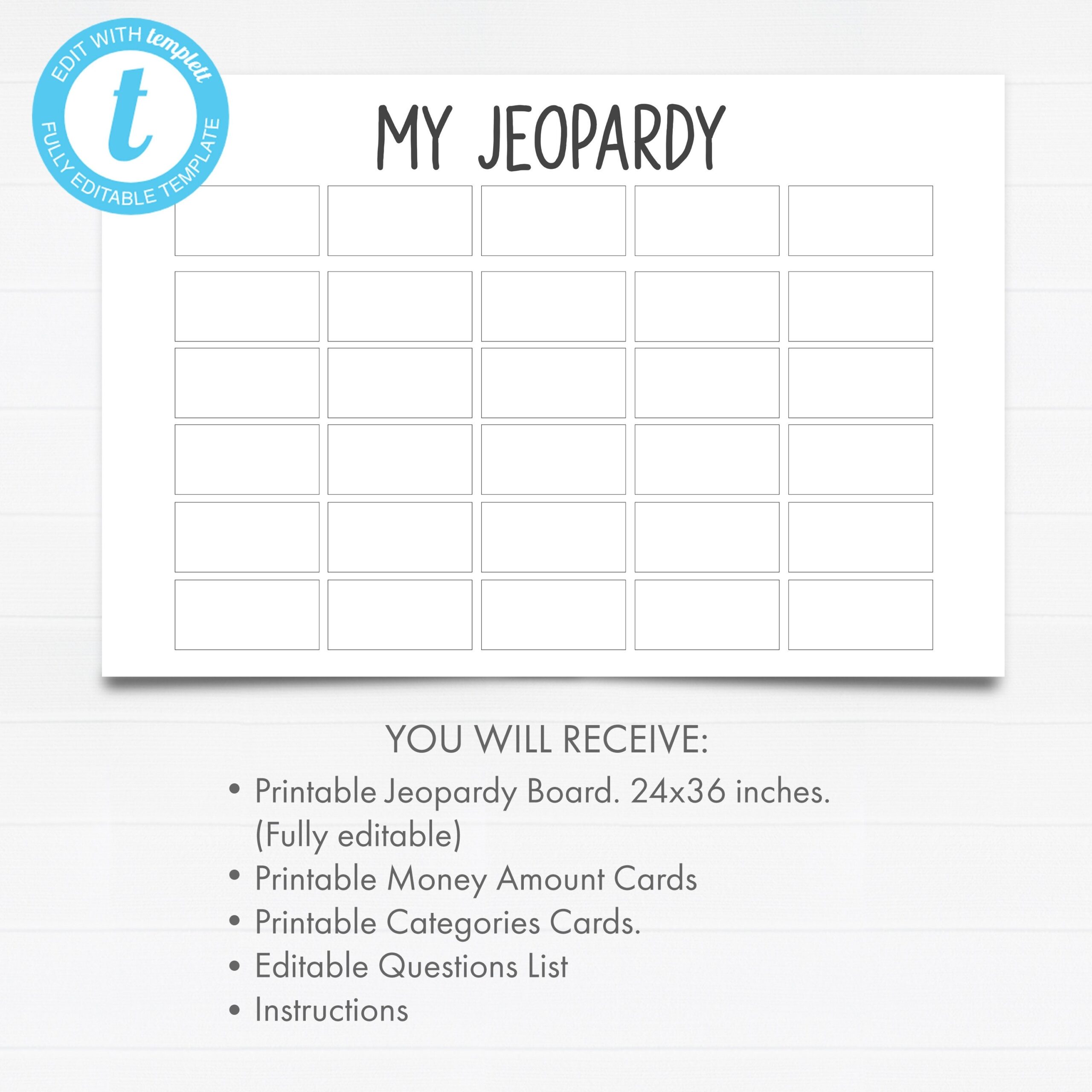 Free Printable Jeopardy Cards Download Free Printable Jeopardy Cards 